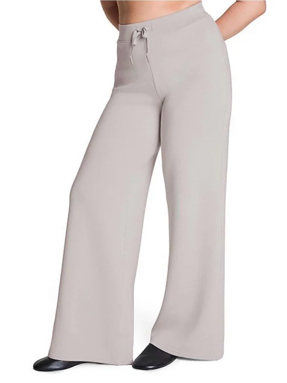 NWT SPANX AirEssentials® Wide Leg Pant in French Grey Sz M